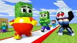 Monster School : HOT Baby Zombie SEASON 5 ALL EPISODE - Funny Story - Minecraft Animation