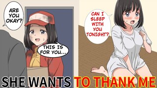 Overworked Delivery Girl Fainted At My Doorstep So I Fed Her. Now She Wants To Thank Me(Comic|Manga)
