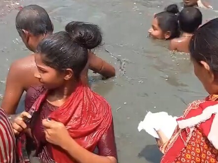 Indians visiting China love to bathe in rivers and streams, probably because they’ve never seen rive