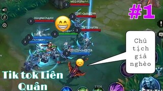 Tik Tok Liên Quân| Chủ tịch giả nghèo bị coi thường và cái kết... | Ngọc K9