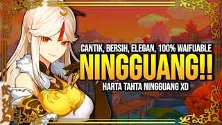 Test Damage Ningguang Setengah Jadi 240% C.Dmg - Genshin Impact : Indonesia