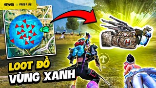 Thử thách chỉ được loot đồ ở vùng xanh | HEAVY Free Fire