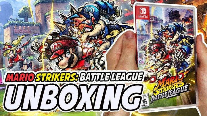 Mario Strikers: Battle League (Nintendo Switch) Unboxing