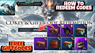 Chimeraland All Giftcodes - How to Redeem Codes // Chimeraland Free Cdkey