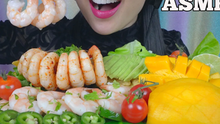 ค็อกเทลกุ้ง ASMR (เสียงกิน) ไม่ต้องพูด SAS-ASMR