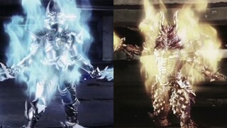 [Garo] Silver Fang Knight VS Dragon Knight, a duel of flaming suits