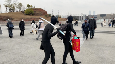 Live broadcast of Miwa Town residents returning home during the Spring Festival