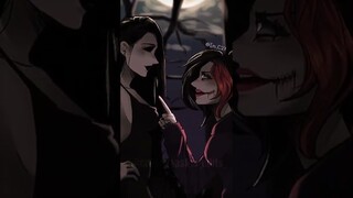 Jane X Nina #creepypasta #ninathekiller #janethekiller #shorts #youtube #fanart #cosplay #creepy