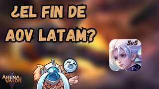 ¿CIERRAN EL CANAL OFICIAL DE AOV LATAM EN YT? ¿QUE PASARA CON EL JUEGO | ARENA OF VALOR