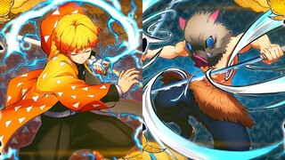 Zenitsu & Inosuke Gameplay Trailers (HD) Demon Slayer: Hinokami Keppuutan