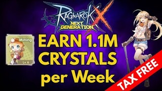 Earn 1.1m Crystal Per Week -  Ragnarok X: Next Generation