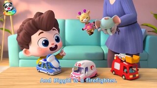 Finger Family with Street Vehicles  Transportation Song