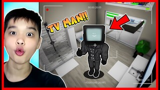 ATUN & MOMON MELIHAT PENAMPAKAN TV MAN DIRUMAH !! Feat @sapipurba  Roblox