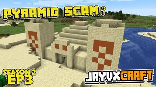 PYRAMID SCAM | jayvxcraft Season 2 Ep 3 | Minecraft SMP