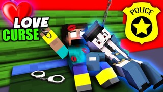 Monster School: POLICE GIRL LOVE CURSE CHALLENGE - Minecraft Animation