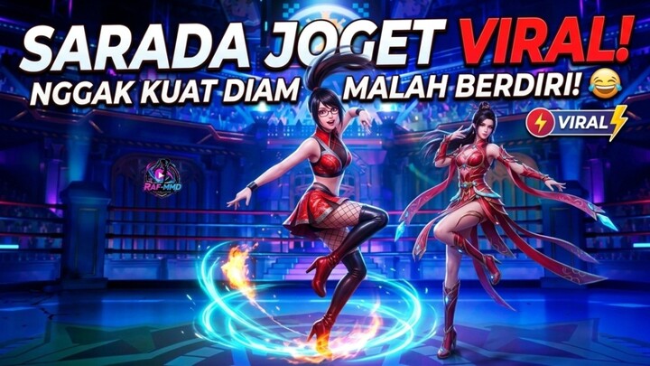 SARADA JOGET VIRAL, YANG NONTON NGGAK KUAT DIAM MALAH BERDIRI! 😂