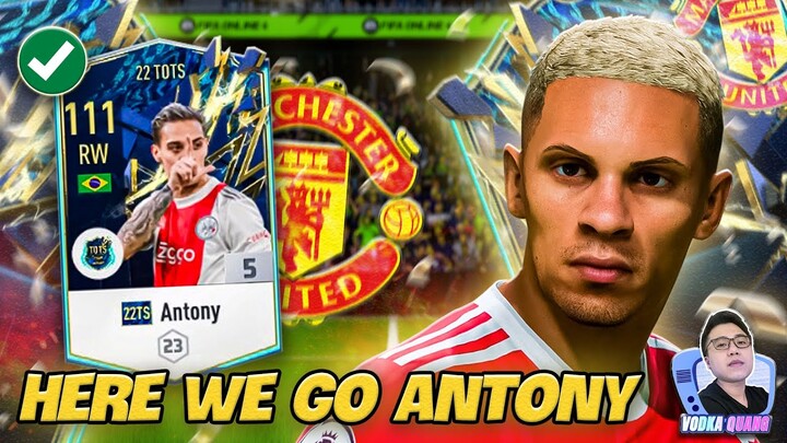 Vodka Quang | Man Utd Here We Go Antony, Pháp Sư quyết đập +5 22TOTS cực khét làm ngay quả Hattrick