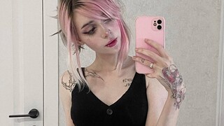 Super cute pink little elf, pinkloving!