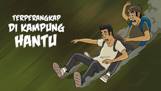 Terperangkap di Kampung Hantu - Kartun Horor Lucu