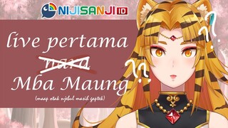 【Nara Haramaung】Stream Pertama Nara! Menit kesekian bikin terkejut!!【NIJISANJI ID】