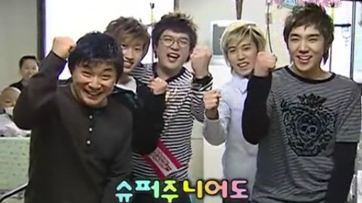 [CN] 070209 Super Junior Visiting KBS Hospital (KI SD SM HJ)