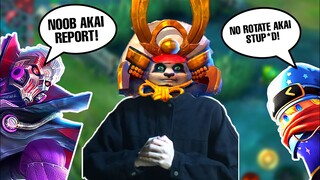 TOXIC TEAMMATES ON RANKED GAME SHOCKED ON MY AKAI! | AKAI GAMEPLAY | MLBB