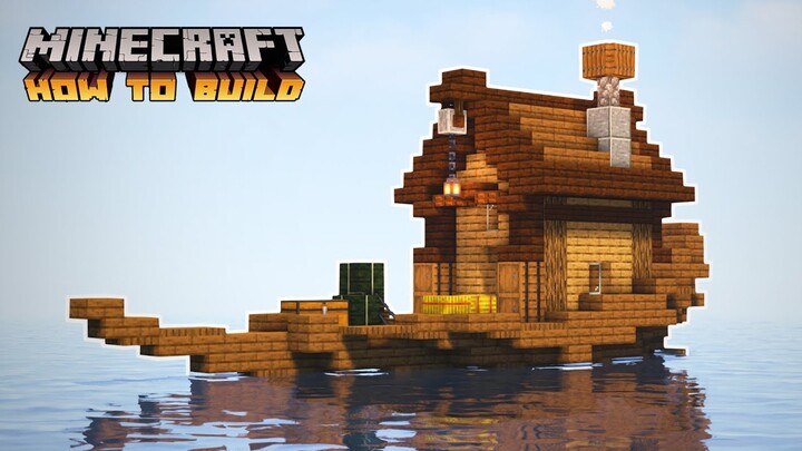 Minecraft: How to Build a Small Boat House