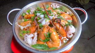 Lẩu tôm càng xanh dễ nấu mà ngon || việt miền tây