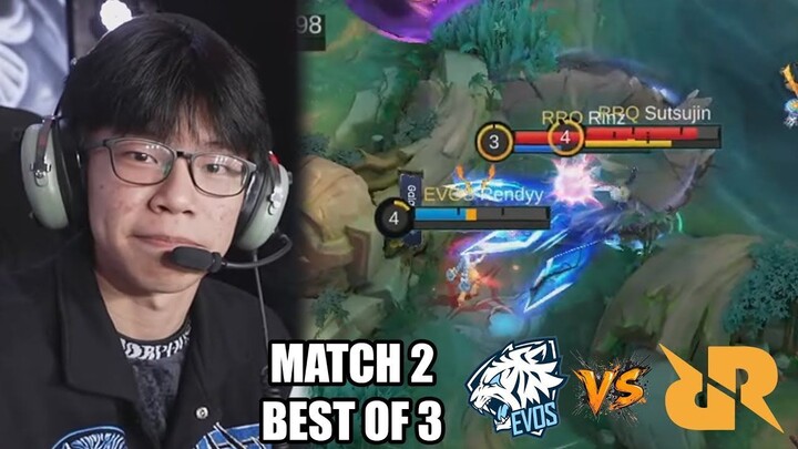 Akhirnya Kartu AS Evos Keluar Gantiin Xorizo !! EVOS VS RRQ MATCH 2!!