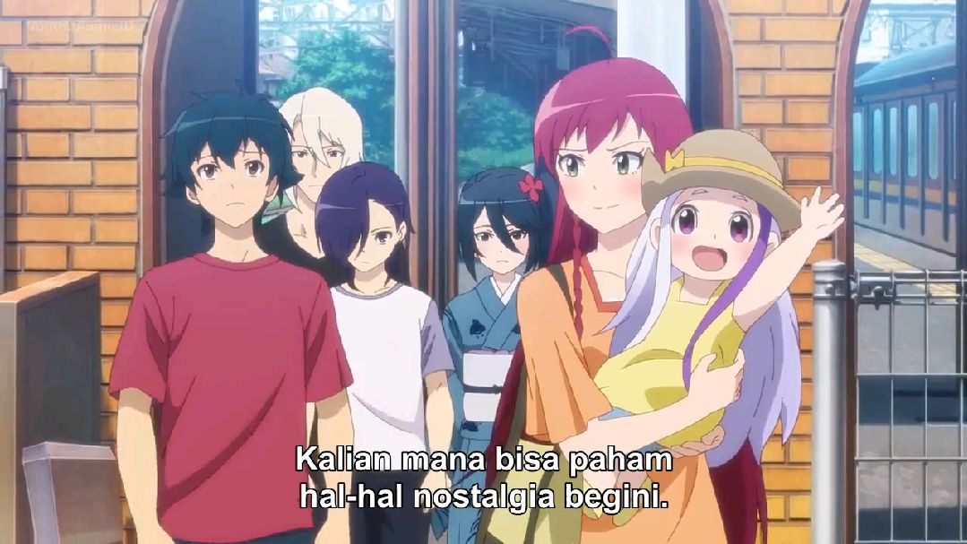 Emi sleeps at Maou's house  Hataraku Maou-sama!! season 2 English sub -  BiliBili