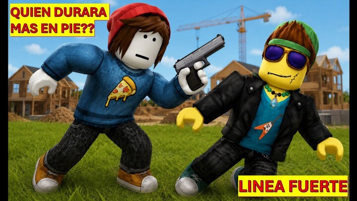 quien durara mas ??Jugando linea fuerte roblox