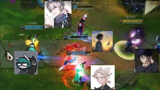 当我叫了4个青钢影博主来打克隆 调...调查兵团？？？