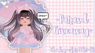 🌸Parasol Giveaway! (20k sushis Special) | Close~ 💓