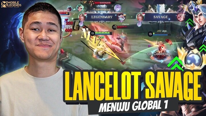 LANCELOT GAMEPLAY SAVAGE MENUJU GLOBAL 1 LETS GO! - Mobile Legends