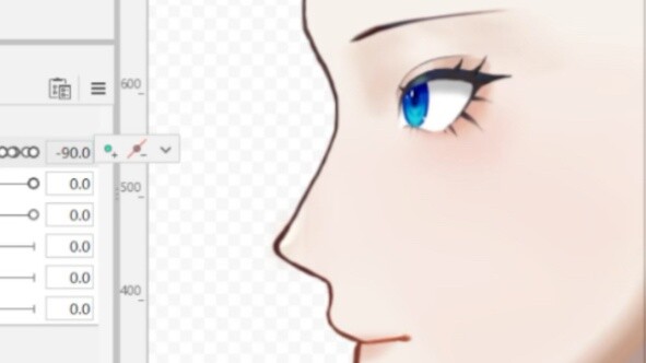 [Live2D Tutorial] How to turn your head 90 degrees with your hands