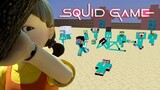 Monster School : SQUID GAME RED LIGHT GREEN LIGHT CHALLENGE - Funny Minecraft Animation