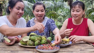 Rồi Tới Luôn Ê Hàm Răng Cùng Ba Chị Em với Món Mắm Ruốc Xào Ba Rọi Chấm Me Non| TKQ & Family T769