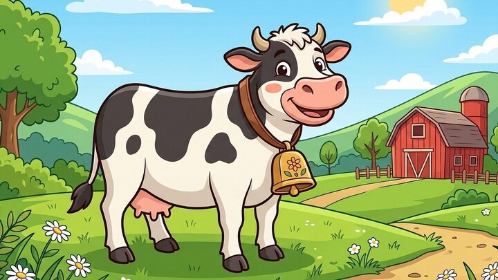 La Vaca LOLA Quiere Jugar ♫ Canciones Infantiles ♫ Lunacreciente