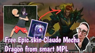 How to get free Epic skin Claude Mecha Dragon in mobile legends