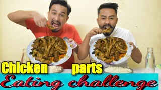 Chicken Parts EATING CHALLENGE Manipuri || Yen makan kaleja chaba hanba thuba tanaba manipuri