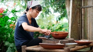 Ốc luộc lá chanh dân dã đậm đà vị quê hương I Mái Nhà Tranh