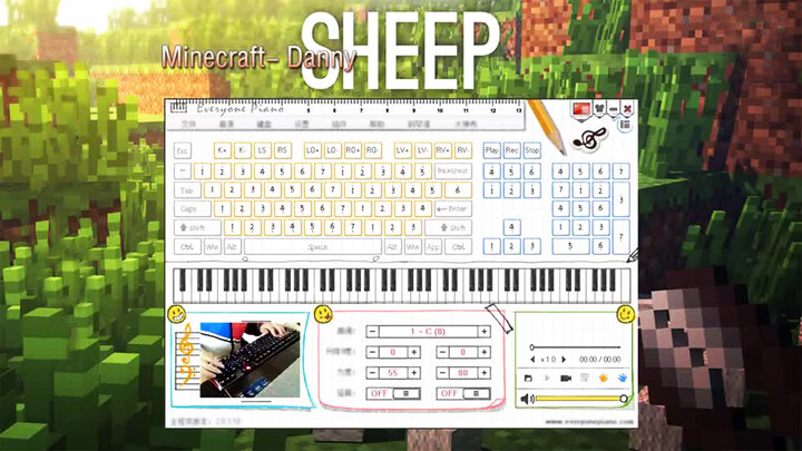 Minecraft - "Danny" Bản Piano