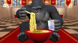 Nintendo 64 Style: Gorilla Ramen ASMR [SORA]