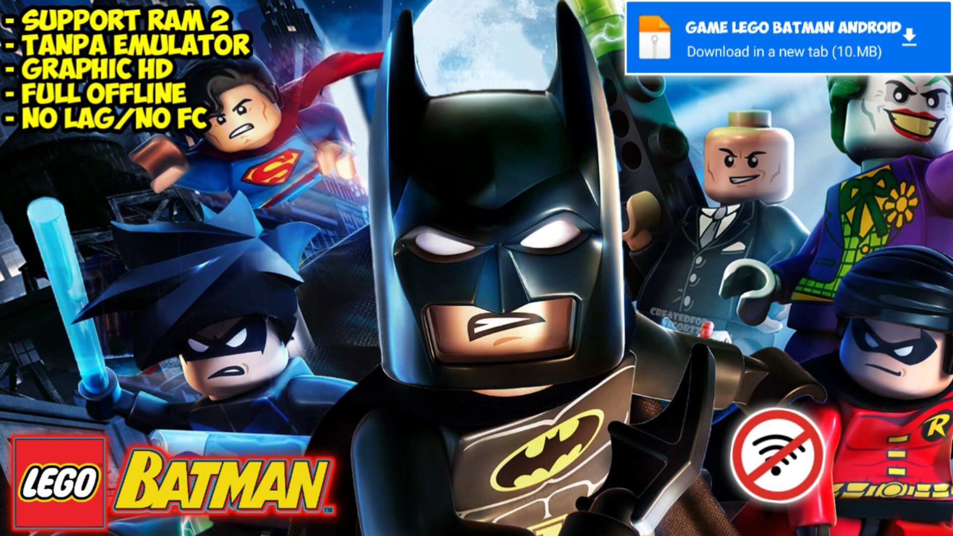 LEGO Batman: DC Super Heroes for Android - Download