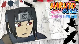 Painting an Itachi Uchiha Anime Cel #glasspainting #itachiuchiha