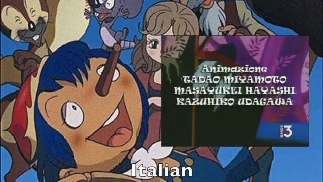 Adventures of Pinocchio Opening Multilanguage Comparison