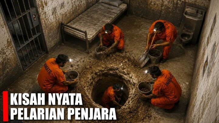 KISAH PELARIAN 150 NAPI JENIUS DARI PENJARA PALING KETAT‼️
