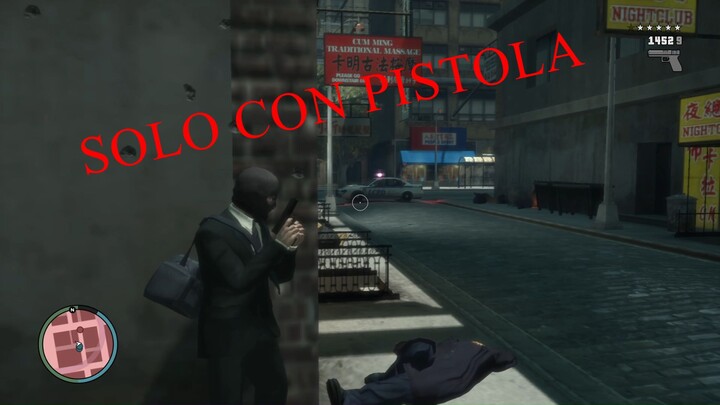 ¿Es posible? ROBO AL BANCO en GTA IV solo con PISTOLA 🔫 (Nivel Experto)