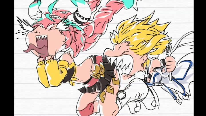 【แอนิเมชั่นวาดด้วยมือ】ไพมอน! เนื้อของฉันอยู่ไหน?