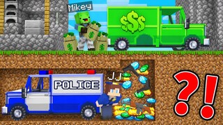 How Policeman JJ Robbed Criminal Mikey in Minecraft (Maizen)